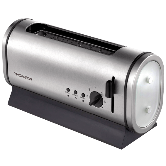 Thomson Toster 800W, broj stupnjeva zagrijavanja 7, Inox - THTO05613