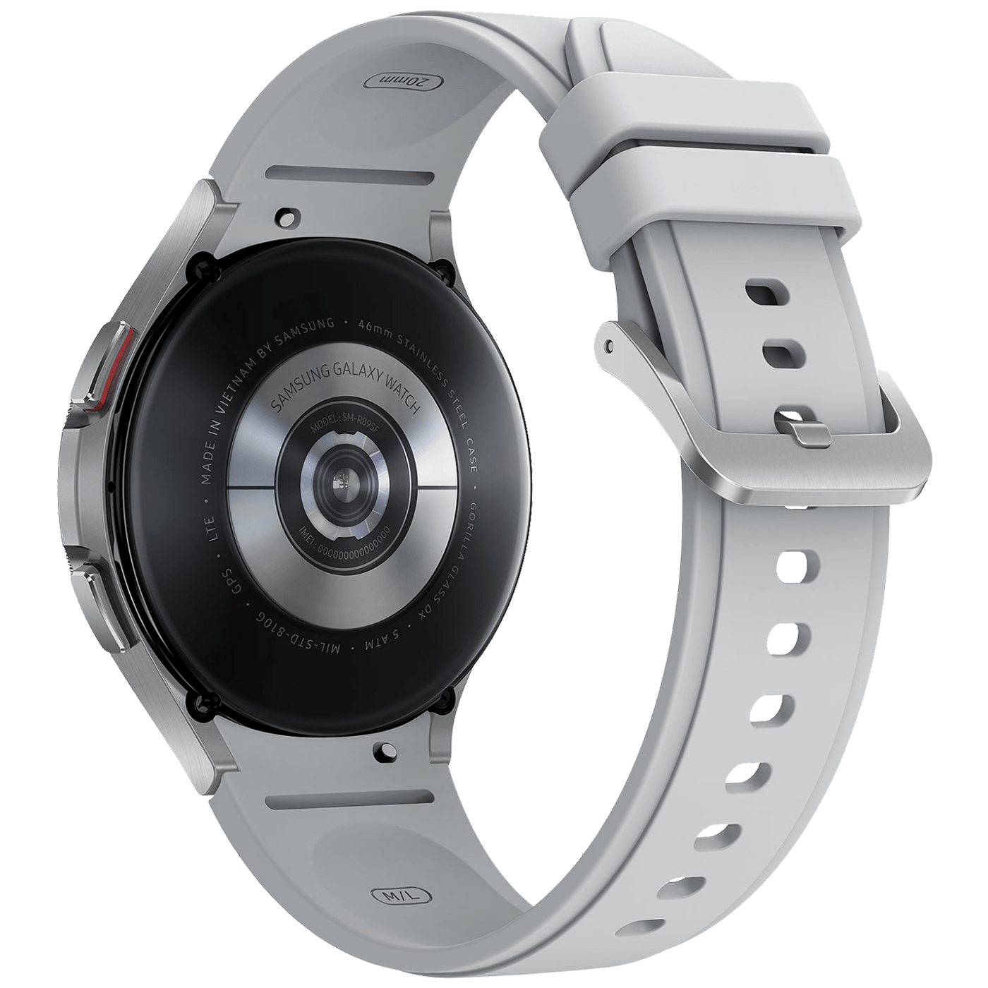 Samsung Pametni sat, R895F, 1.4", vodootporan,4G LTE,WiFi,BT,361 mAh - R895F Watch 4 Classic 46mm Silver