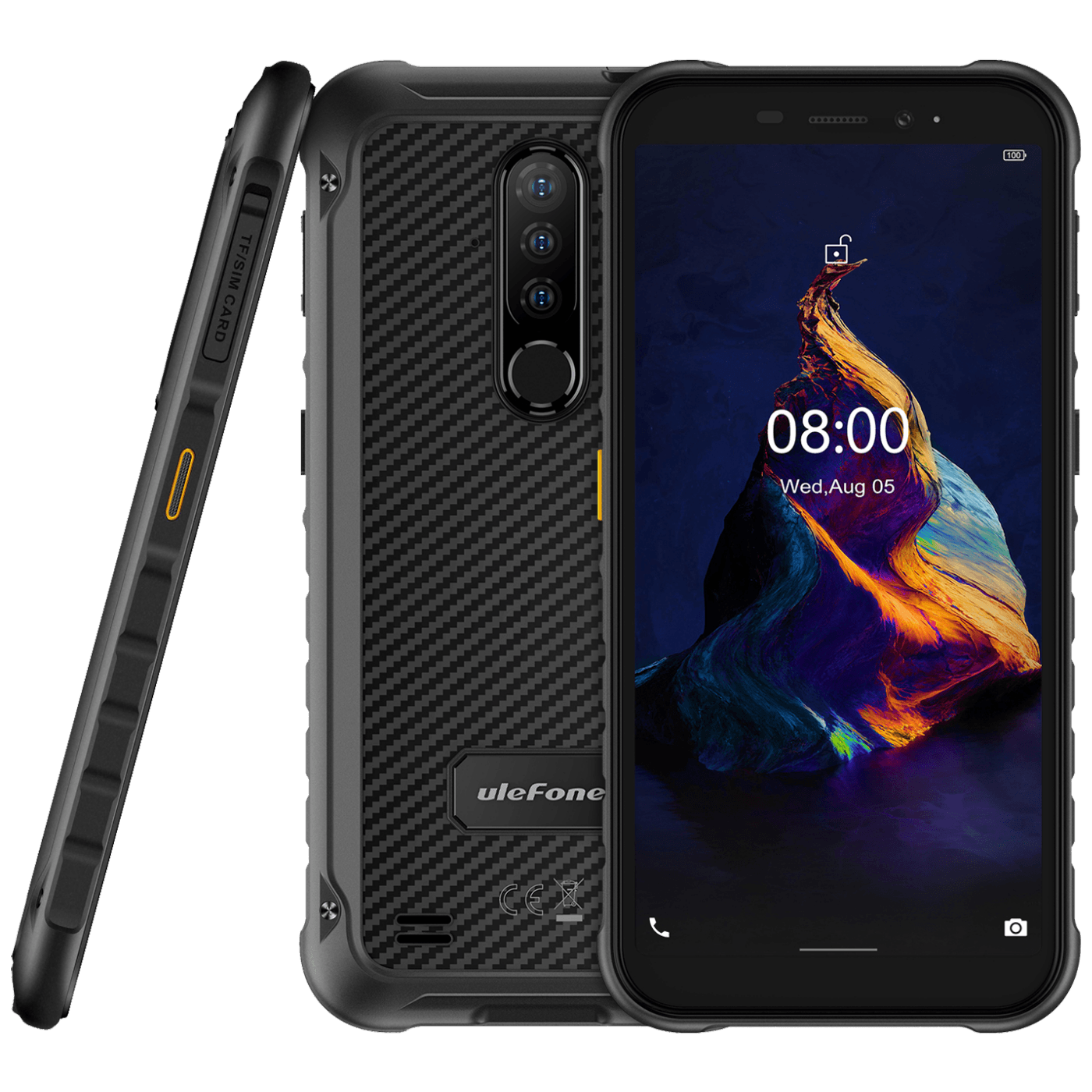 ulefone Smartphone 5.7", RAM 4GB, DualSIM, 8050mAh, 13/8 Mpx - Armor X8 4GB/64GB Black