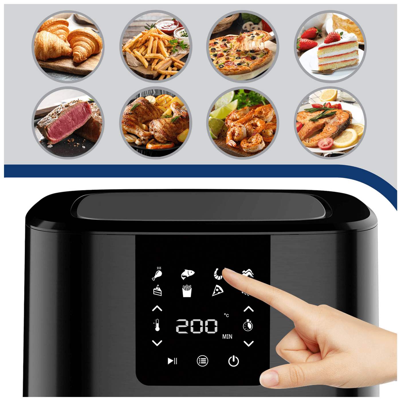 Goldmaster Friteza na vrući zrak, 1500W, zapremina 7 lit - GM-7459