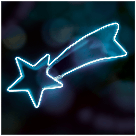 home Dekorativna rasvjeta, LED neonska figura, zvijezda padalica - NEON 1