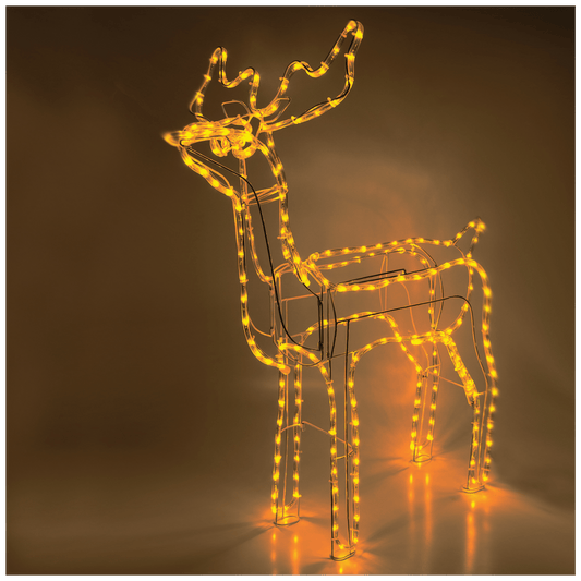 home Dekorativna rasvjeta, LED 3D figura, jelen - ROPE 1