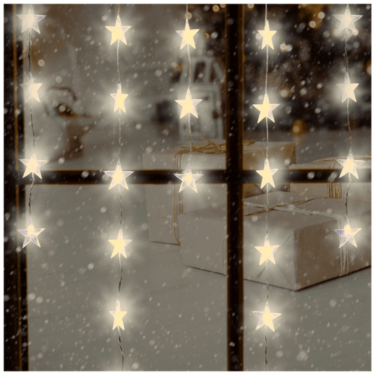 home Dekorativna LED rasvjeta, svjetlosna zavjesa sa zvjezdama - KAF 50L/WW