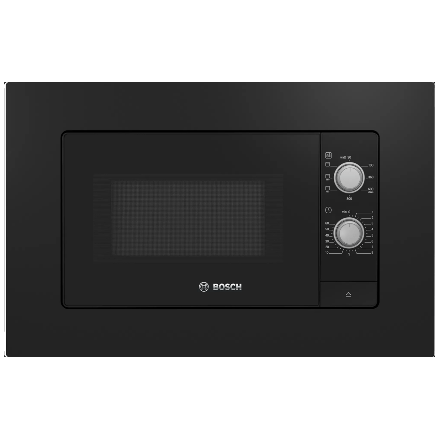 Bosch Ugradbena mikrovalna pećnica, 800 W, kapacitet 20 l, crna - BEL620MB3