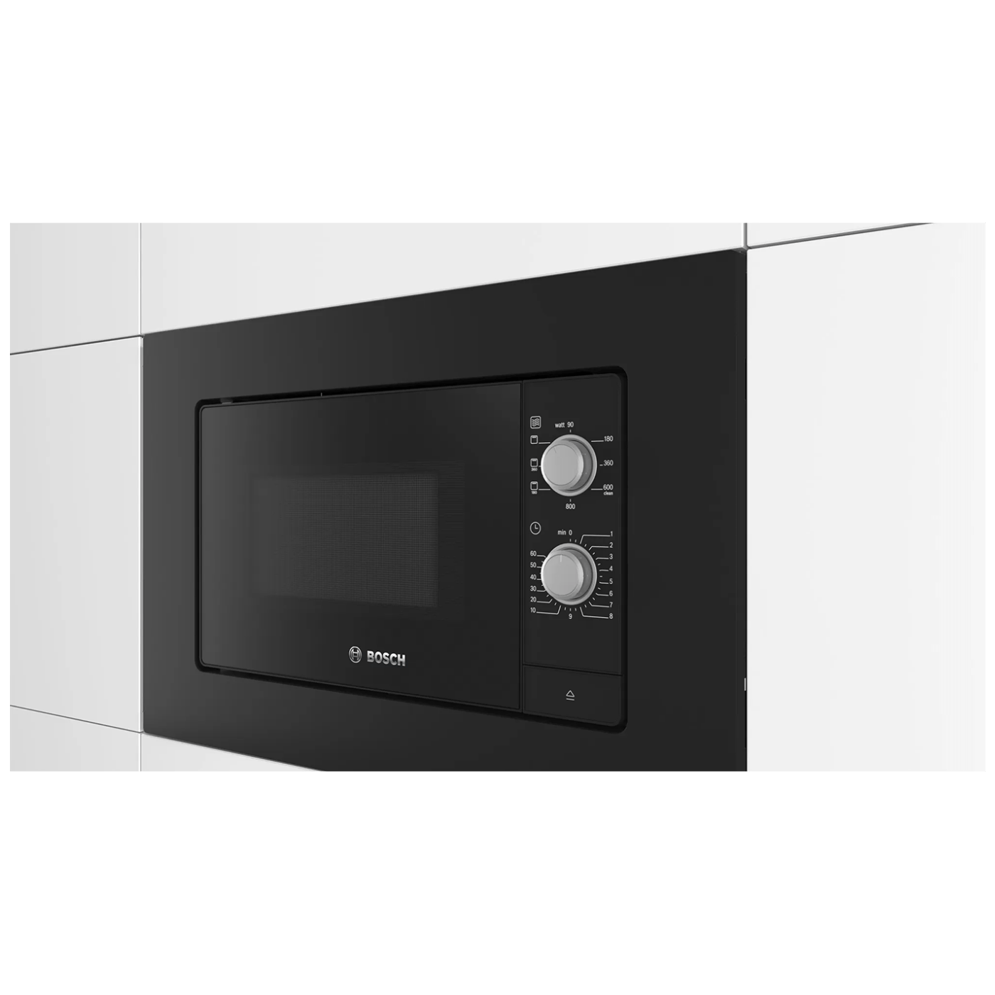Bosch Ugradbena mikrovalna pećnica, 800 W, kapacitet 20 l, crna - BEL620MB3