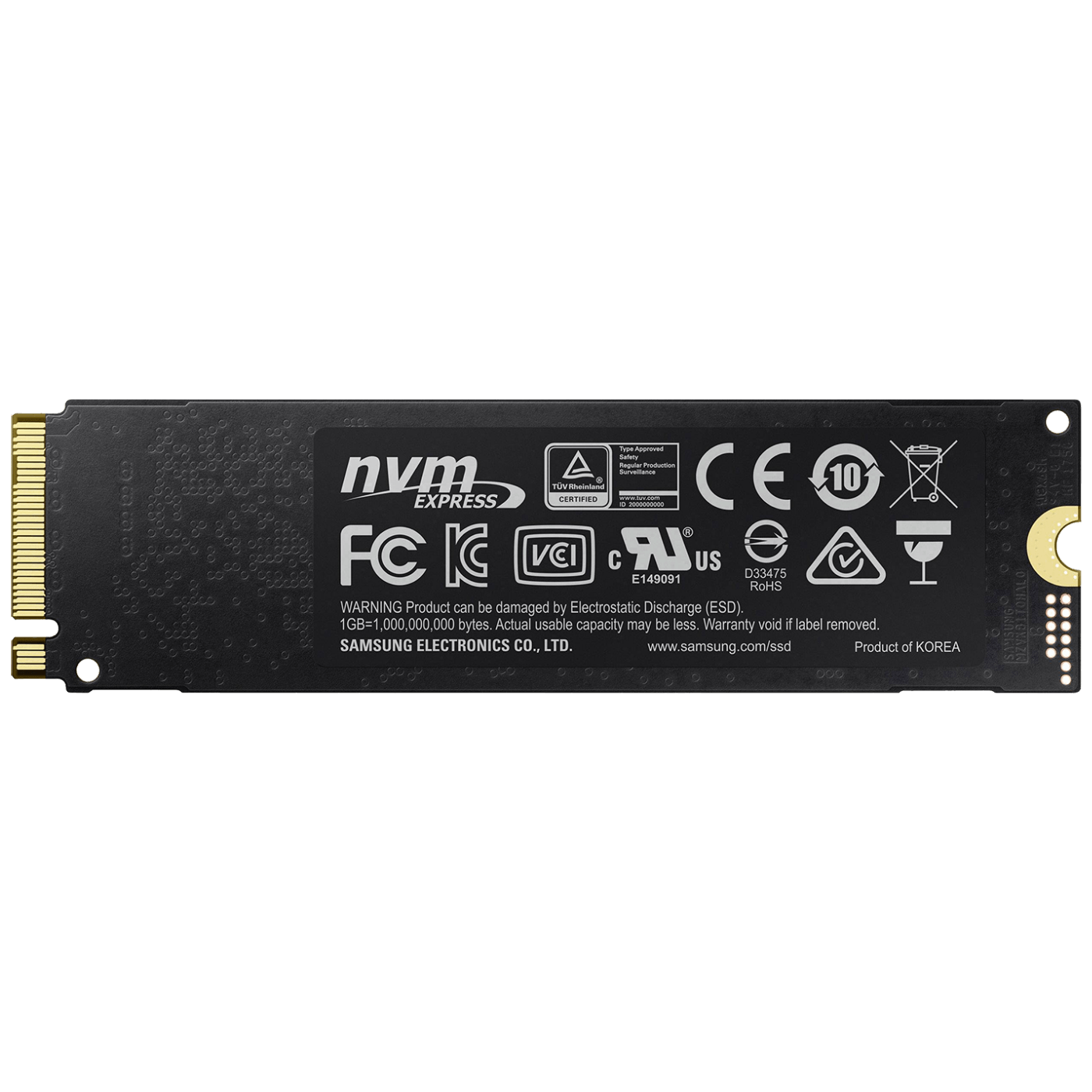 Samsung SSD Disk, 1TB, M.2 NVMe PCIe 3.0, 970 EVO Plus - MZ-V7S1T0BW