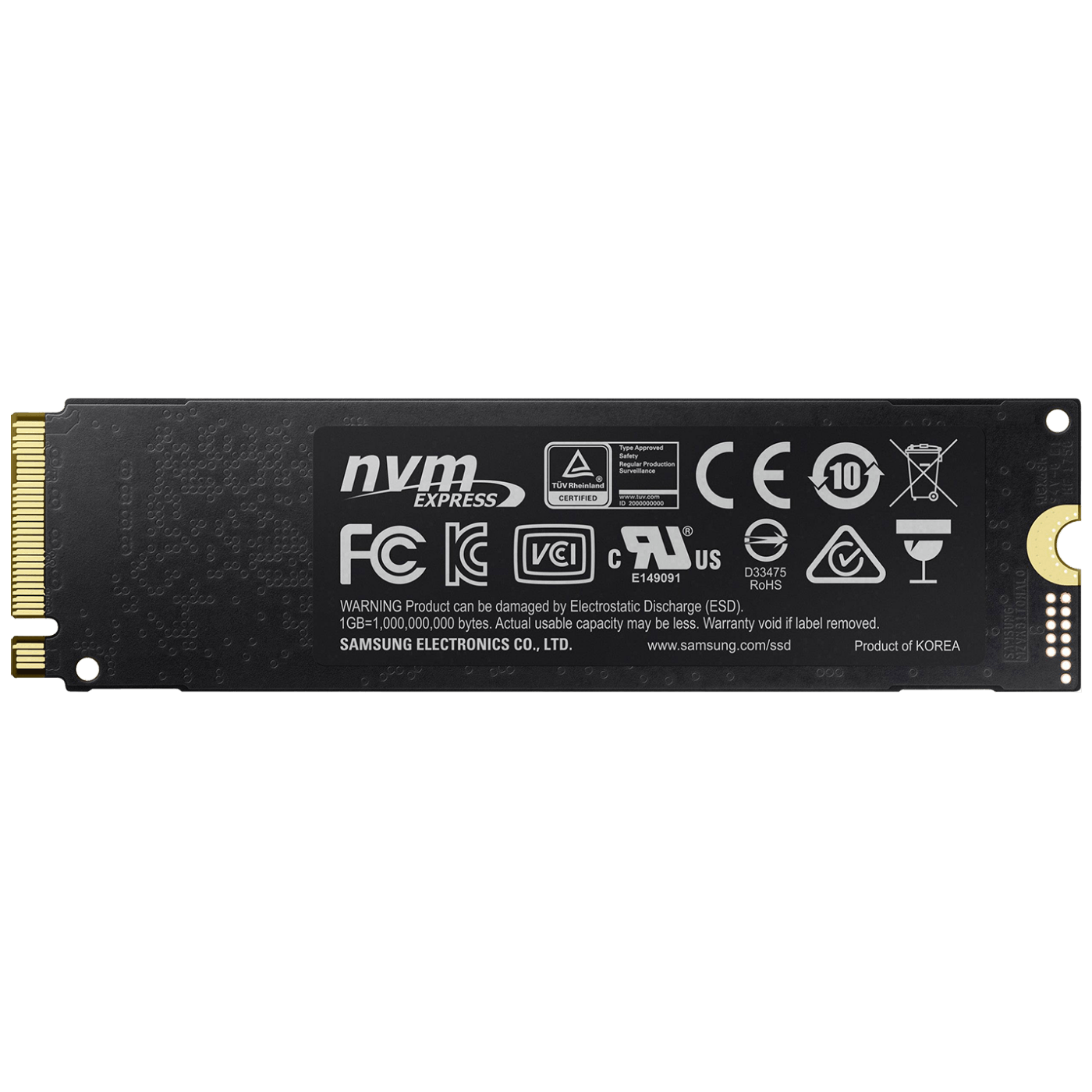Samsung SSD Disk, 250GB, M.2 NVMe PCIe 3.0, 970 EVO Plus - MZ-V7S250BW