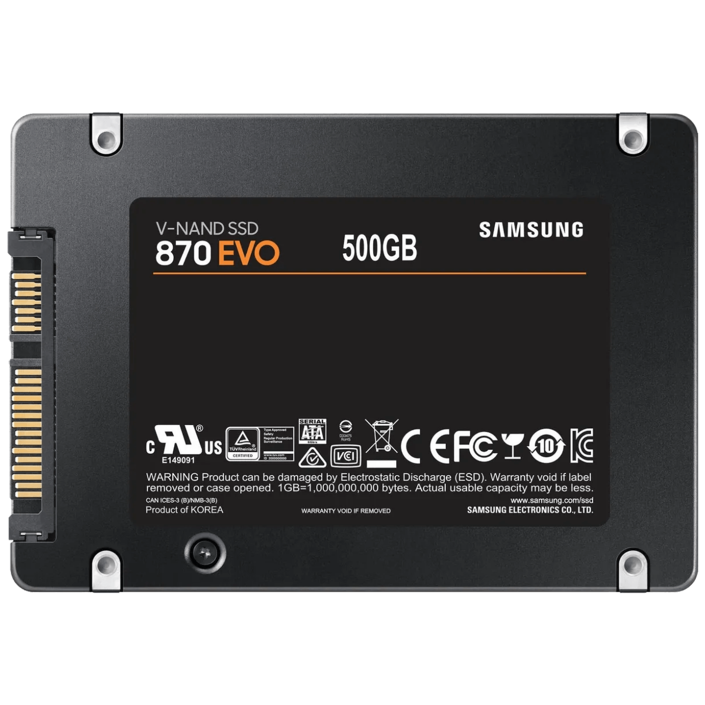 Samsung SSD Disk 2.5", kapacitet 500GB, SATA III, 870 EVO - MZ-77E500B/EU