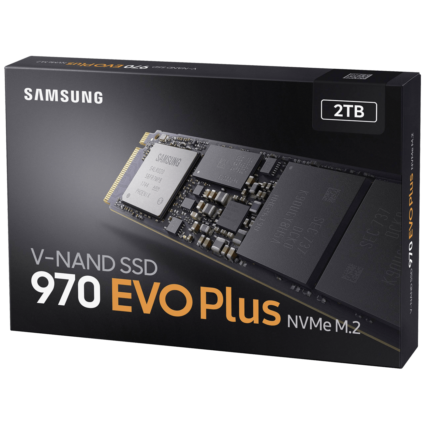 Samsung SSD Disk, 2TB, M.2 NVMe PCIe 3.0, 970 EVO Plus - MZ-V7S2T0BW