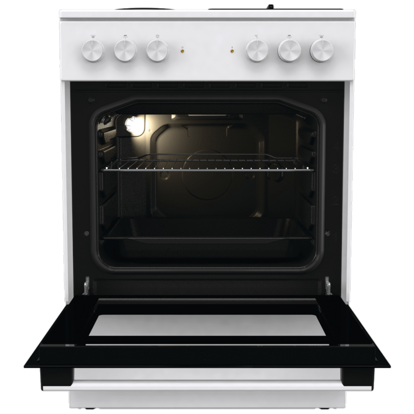 Gorenje Kombinirani štednjak, pećnica 65 l, 5200W, A - GK6A10WG