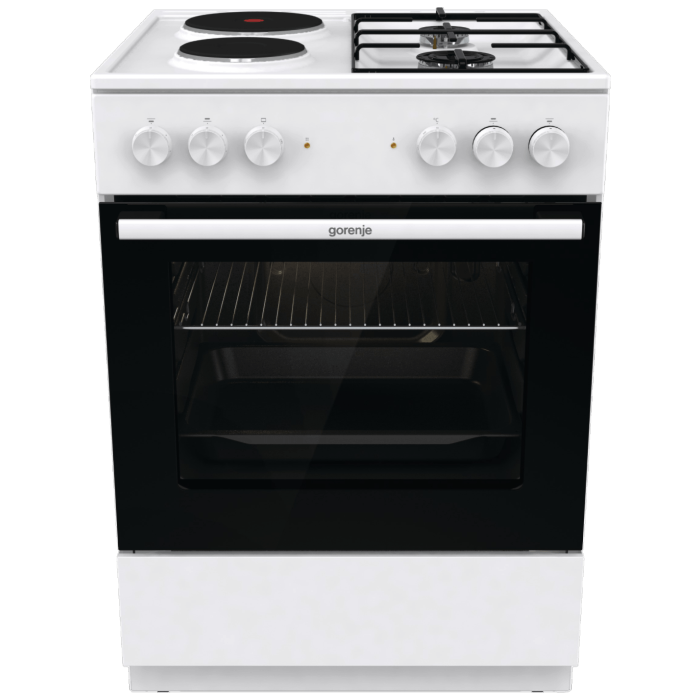 Gorenje Kombinirani štednjak, pećnica 65 l, 5200W, A - GK6A10WG