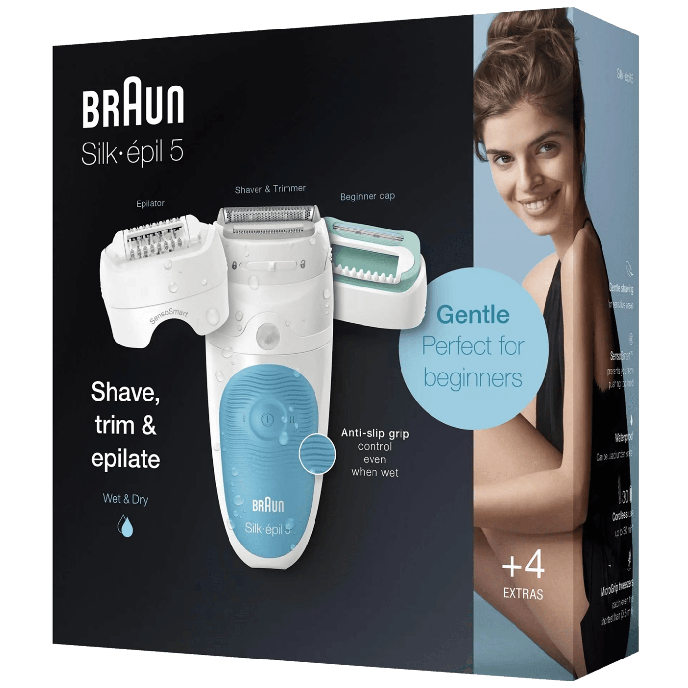 Braun Epilator, 3u1, Silk-epil 5–610 - 5-610