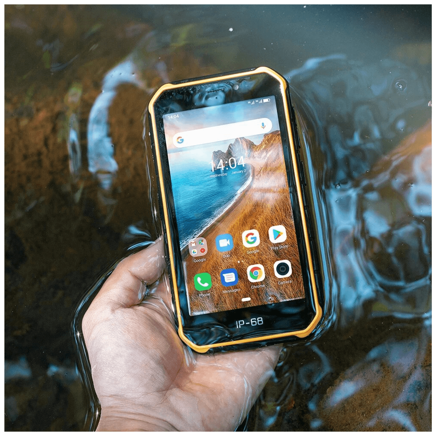 ulefone Smartphone 5.0", RAM 2GB, DualSIM, 4000mAh, 8/5 Mpx - Armor X6 2GB/16GB Orange