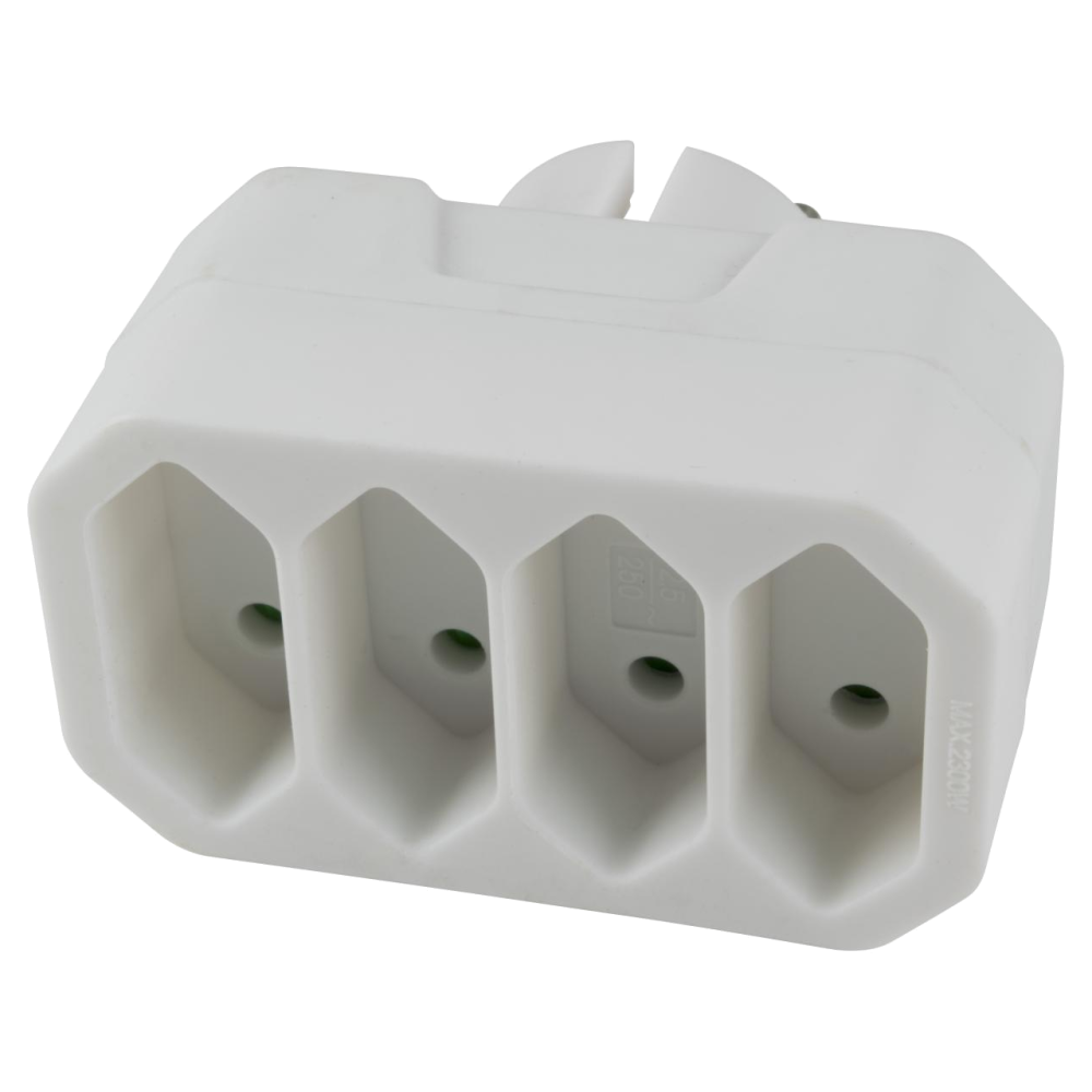 home Strujni razdjeljnik, 4 x Euro utičnice - NV 24/WH