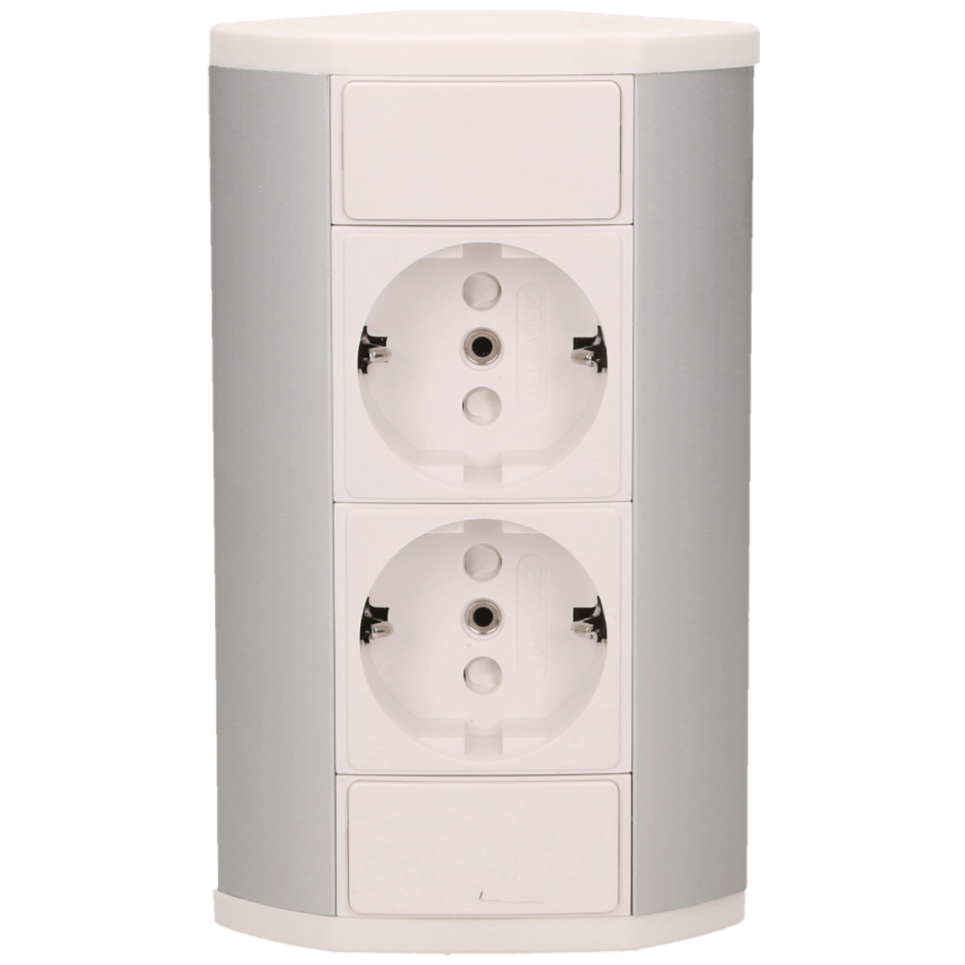 Orno Produžni kabel sa 2 x Schuko utičnice, ugradbena - OR-GM-9005/W-G(GS)