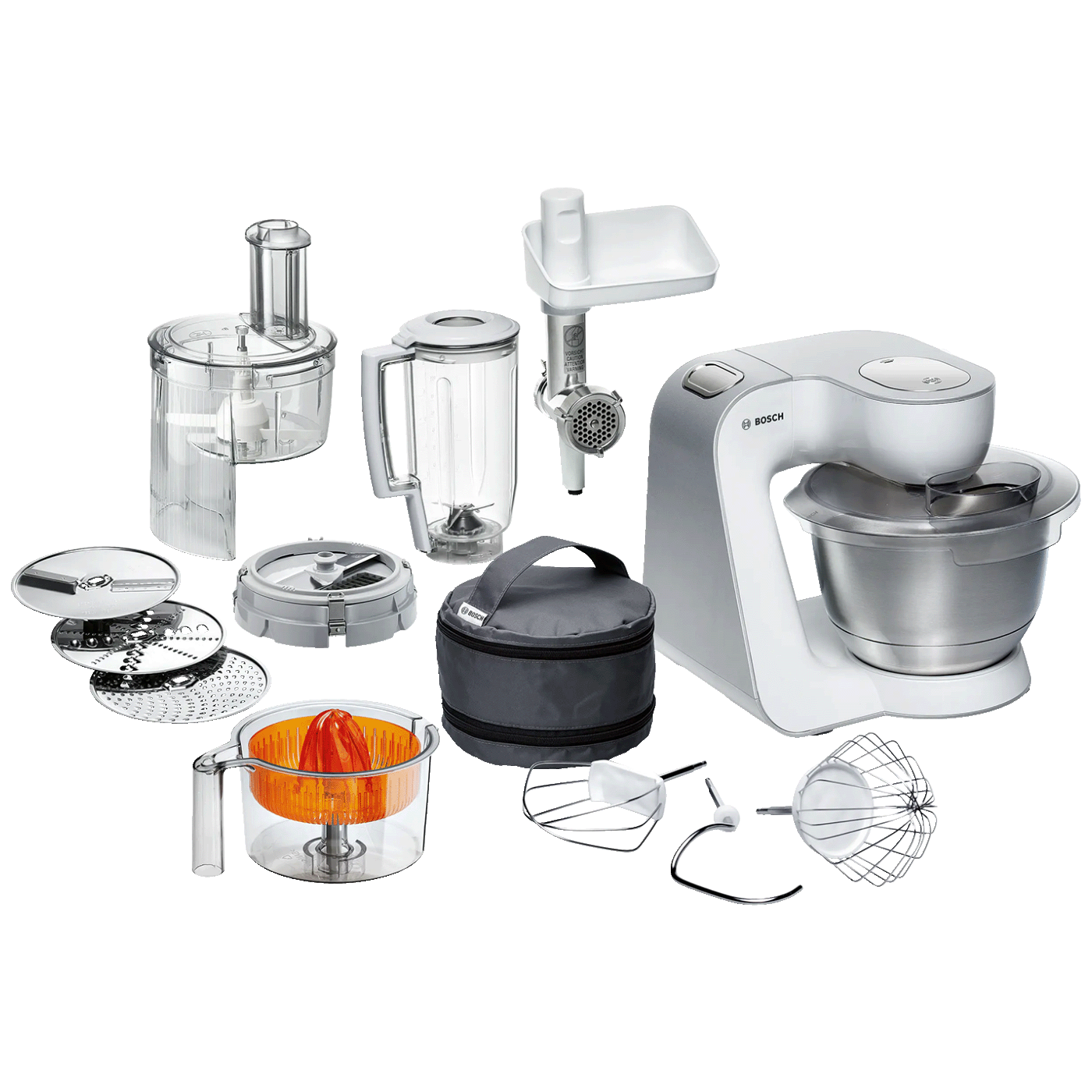 Bosch Mikser sa posudom, 900W, 7 brzina, kuhinjski robot - MUM54251