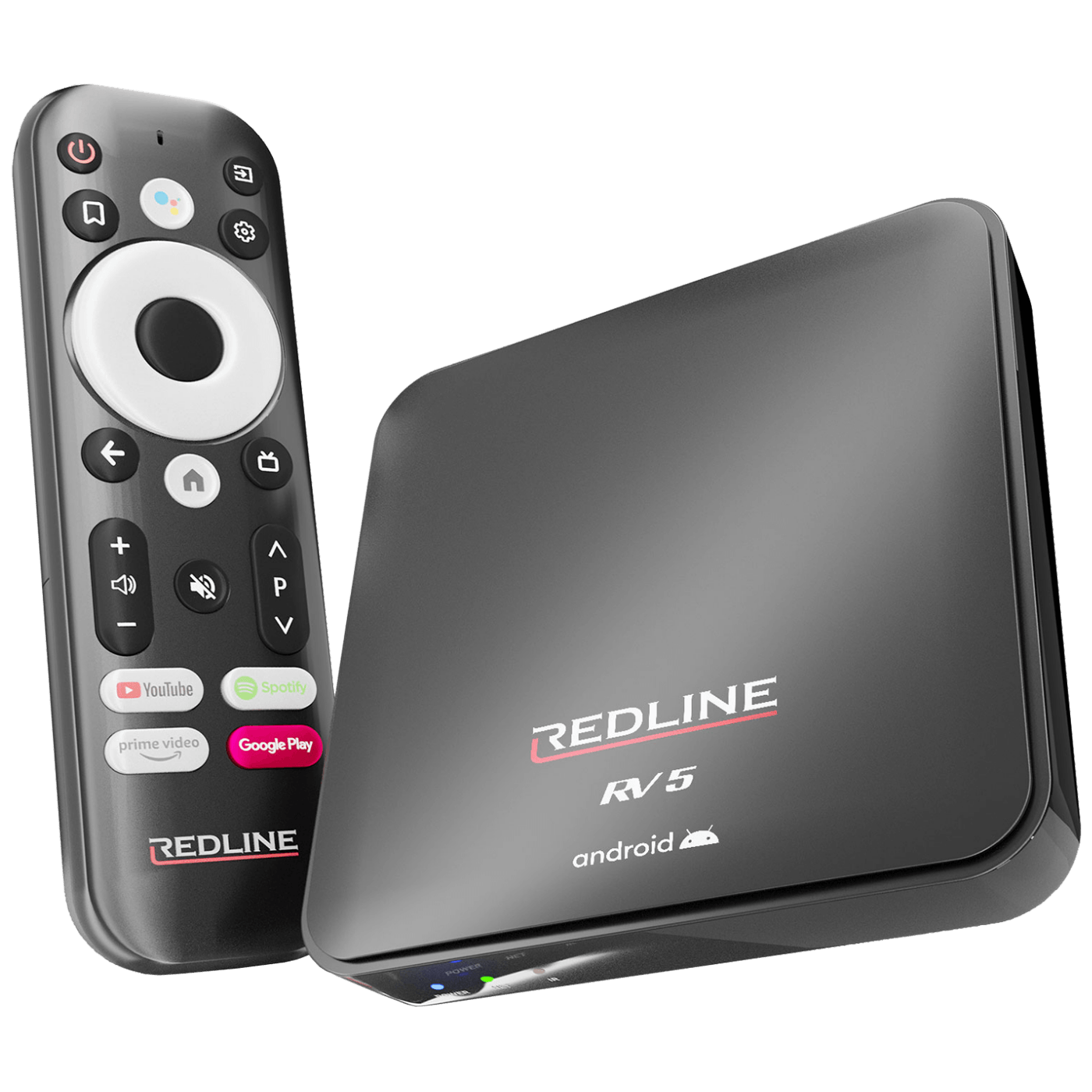 REDLINE Prijemnik Google TV, 4K, 2 / 16 GB, WiFi, Bluetooth, LAN - RV5