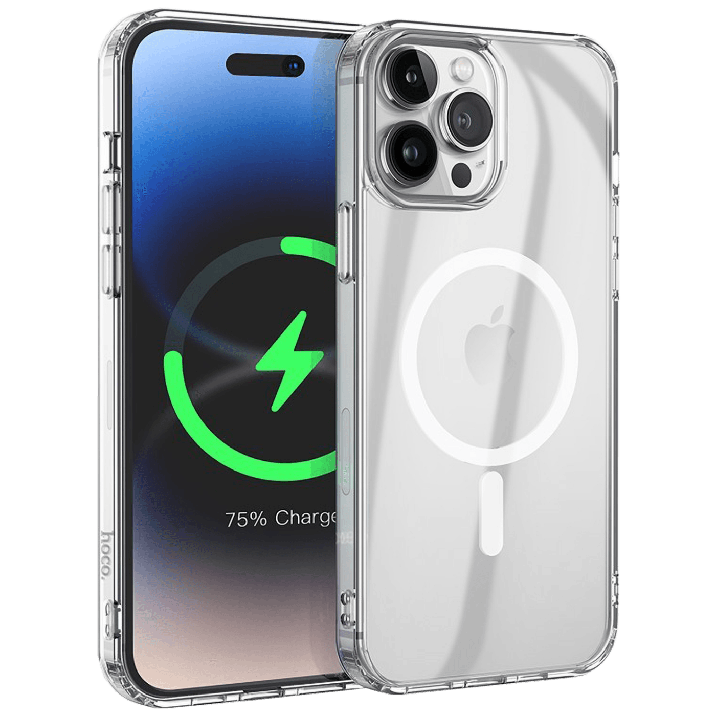 hoco. Maska za iPhone 14 Pro, magnetic, transparent - Phone case iP14 Pro