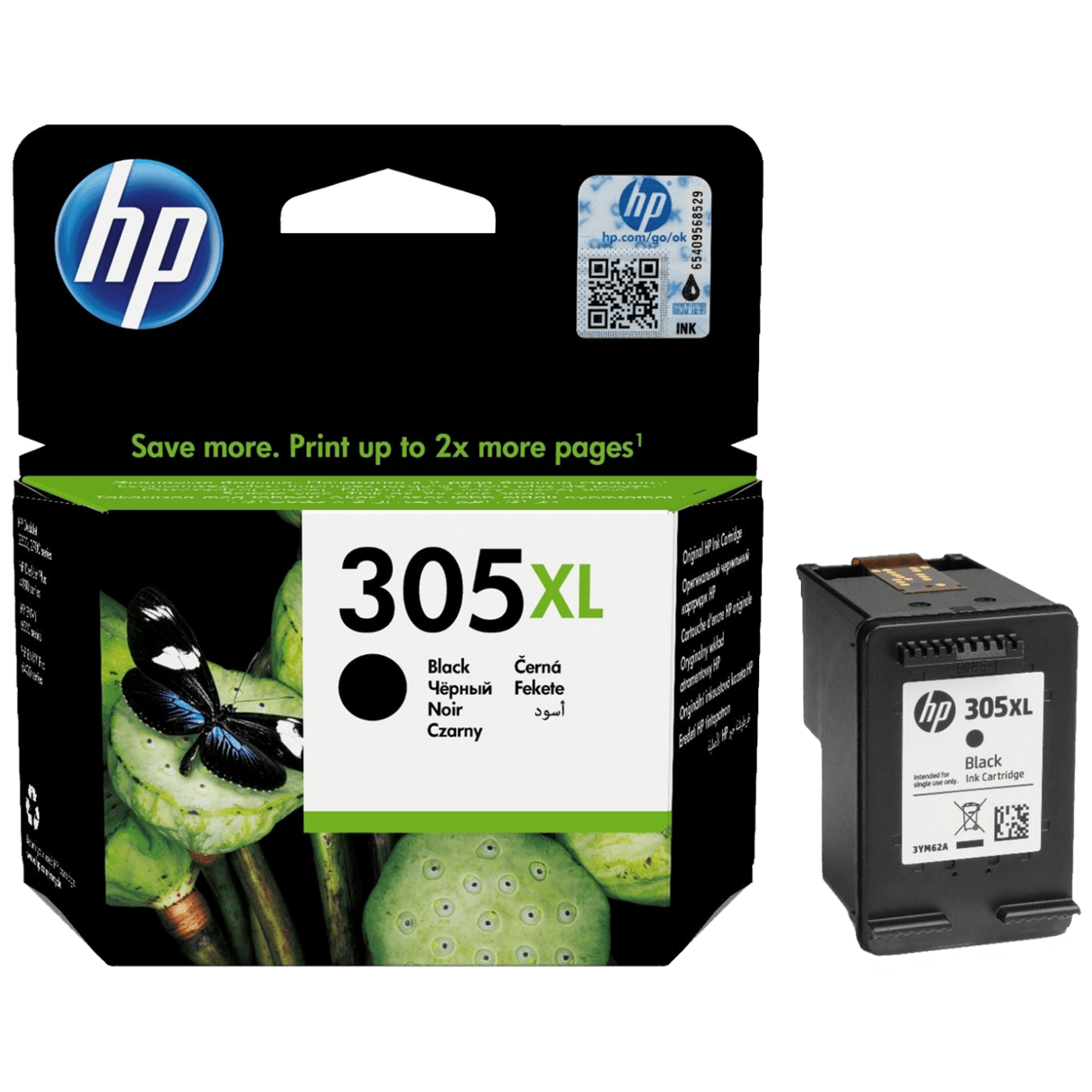 HP Tinta 305XL, ( 3YM62AE ), crna - HP305XL; 3YM62AE