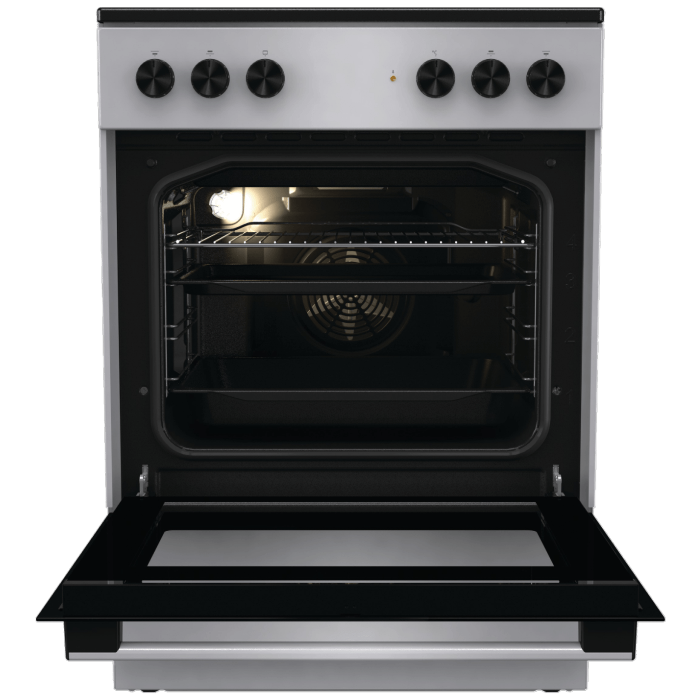 Gorenje Štednjak, staklokeramička ploča, 9200W, pećnica 71 lit, A - GEC6A41SC