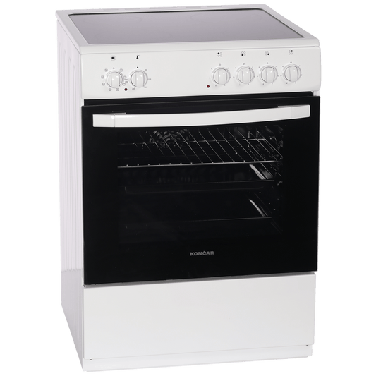 Končar Štednjak 4 staklokeramičke ringle, pećnica 65l, A - ST6040GKFB3