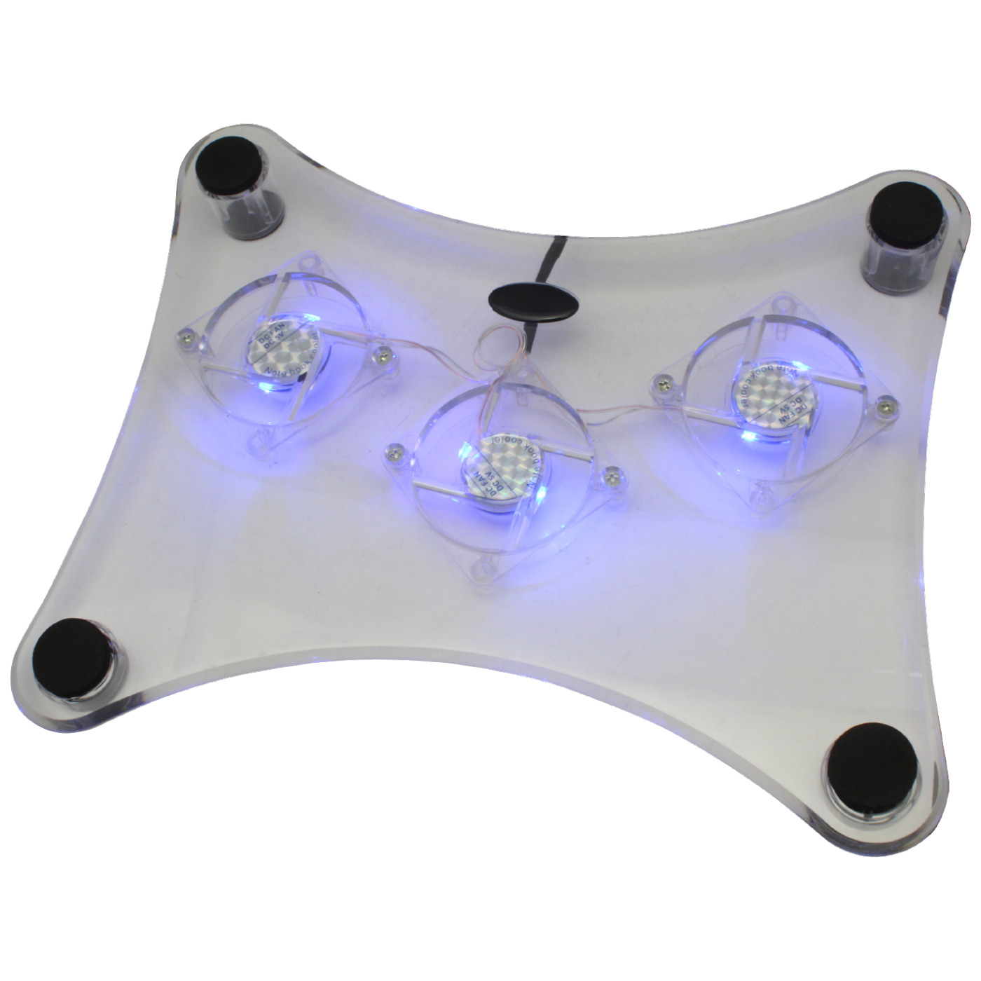 Connect XL Hladnjak za laptop 4D, 12"-15", 3 ventilatora, konekcija USB - CXL-FN100