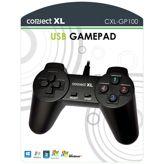 Connect XL Gamepad za PC, 14 tipki/tastera (8-way), konekcija USB - CXL-GP100