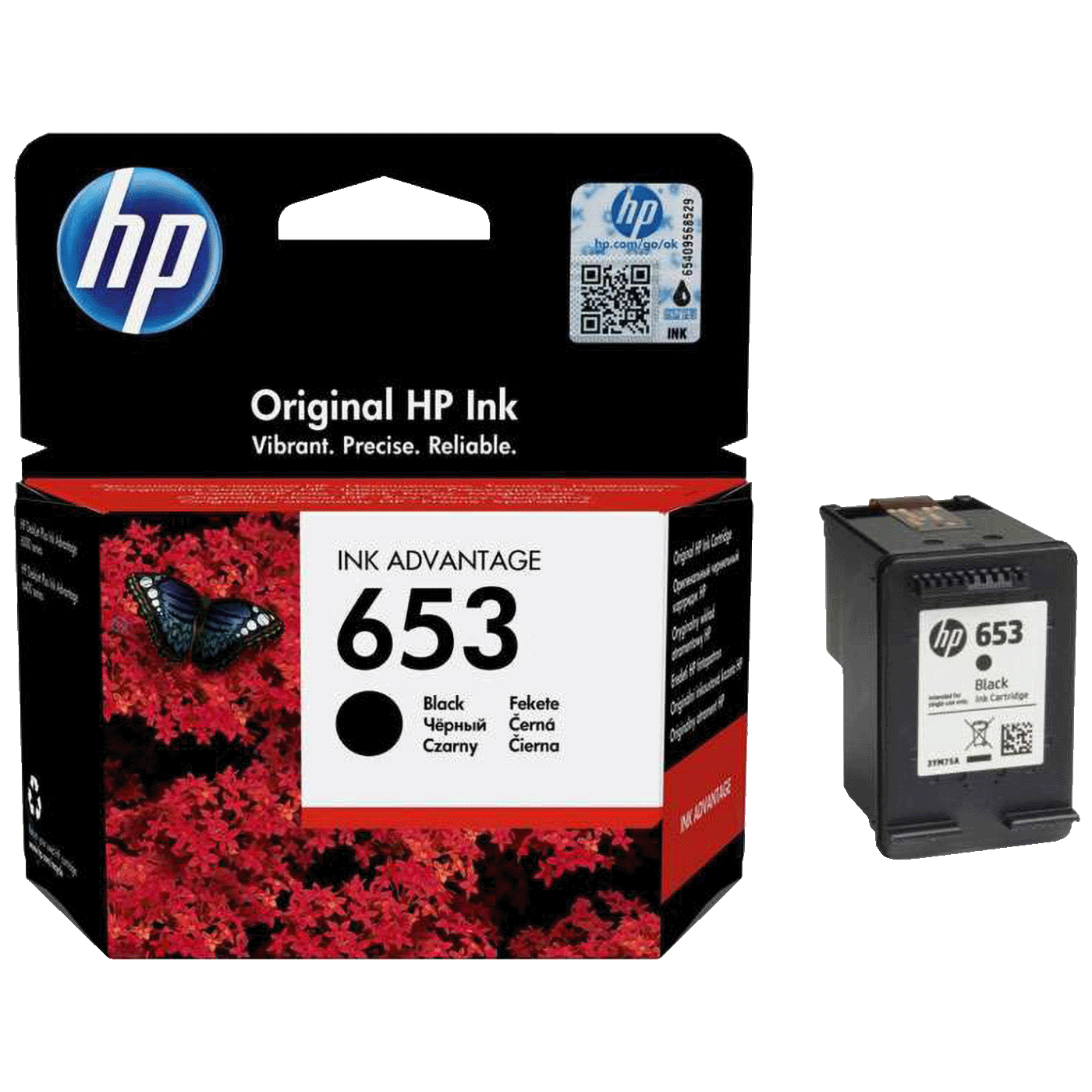 HP Tinta 653, (3YM75AE), crna - HP653; 3YM75AE
