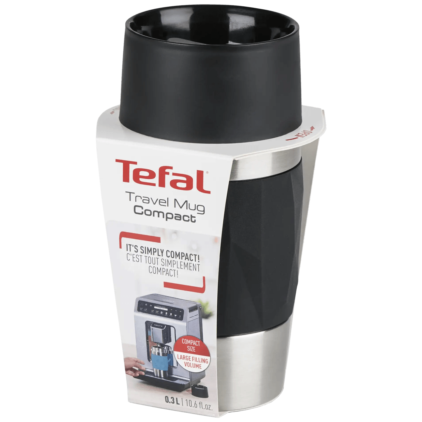 Tefal Termos boca, 300 ml, Travel Mug Compact - N2160110