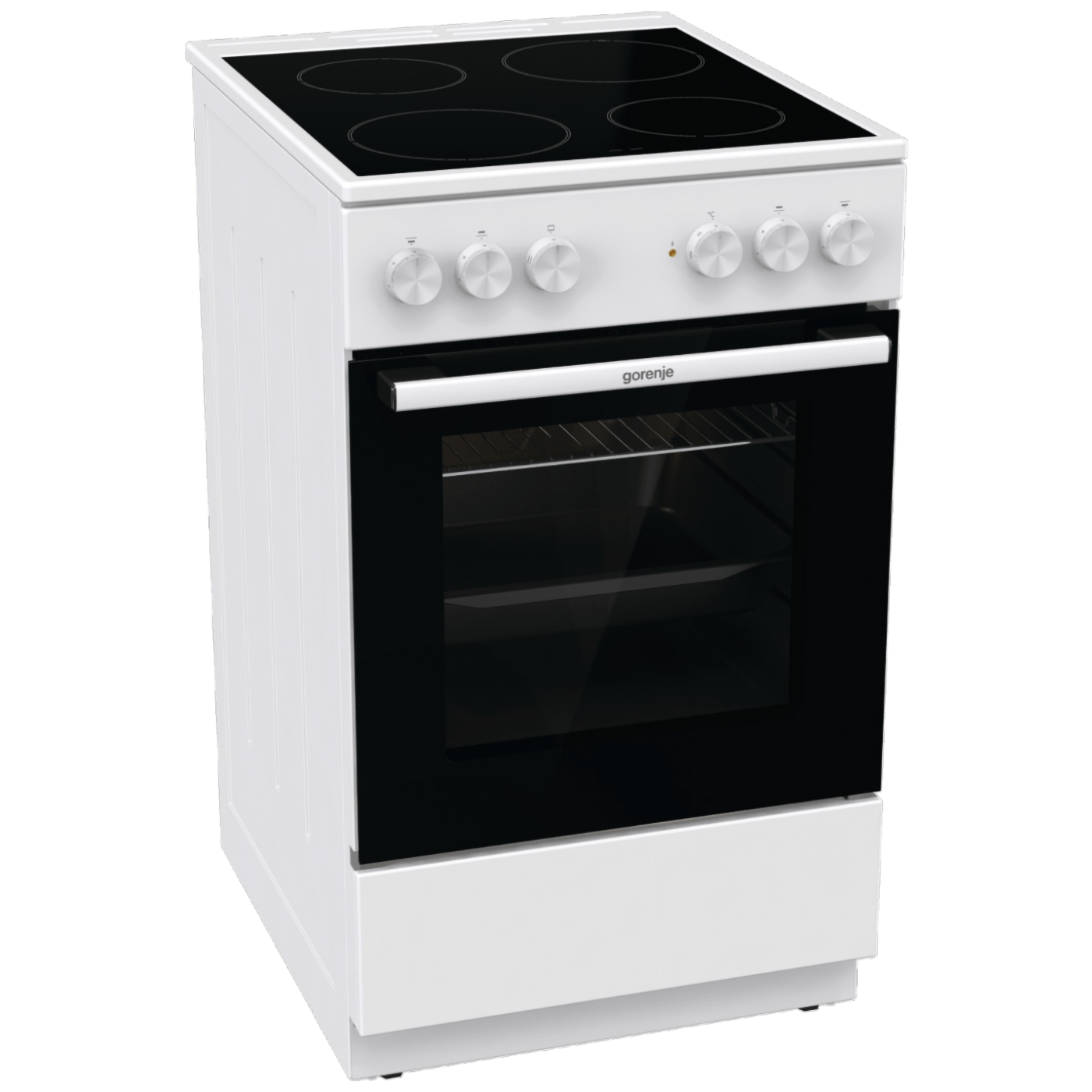 Gorenje Štednjak, staklokeramička ploča, 8000W, pećnica 68 lit, A - GEC5A11WG