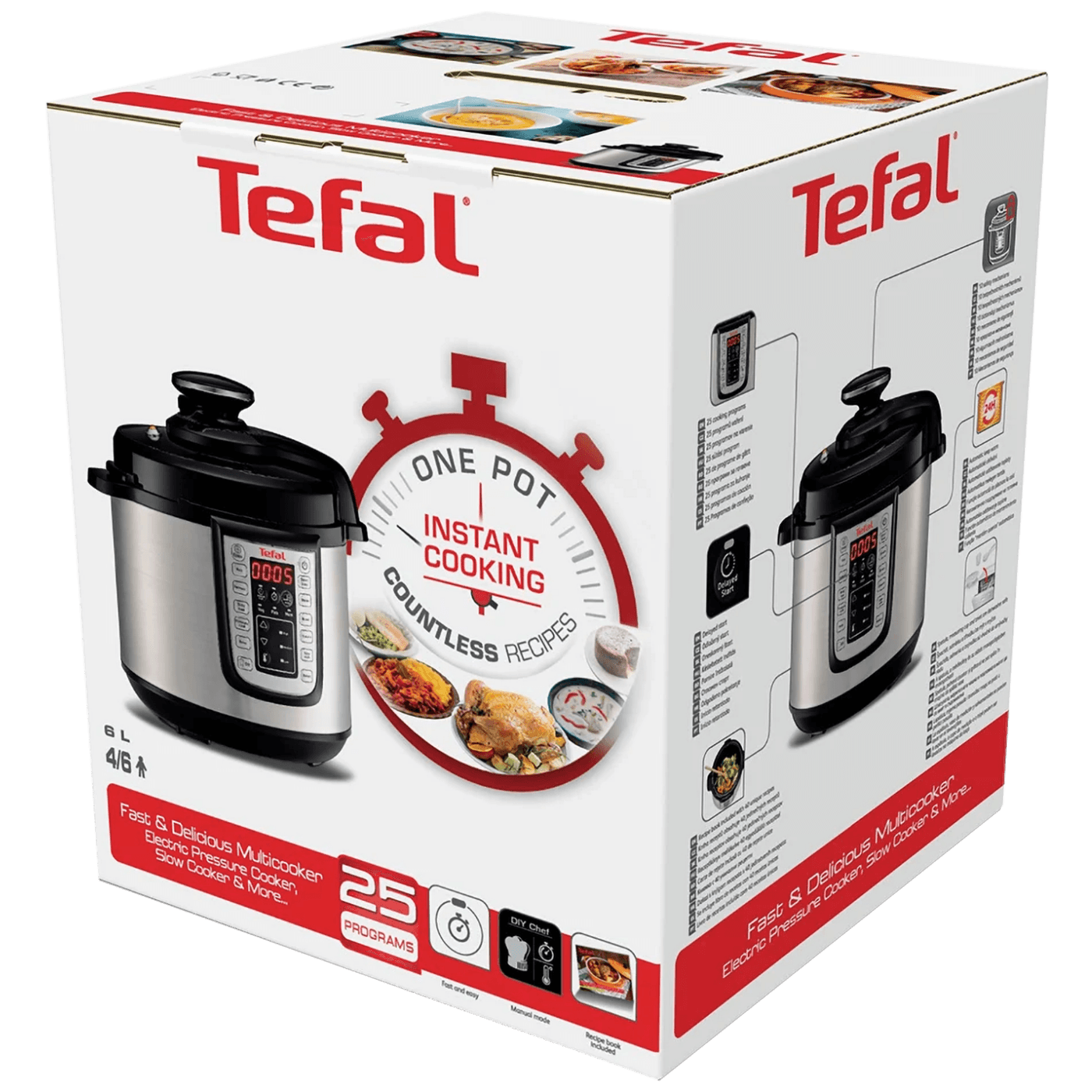 Tefal Višenamjenski ekspres lonac, One Pot - CY505E30