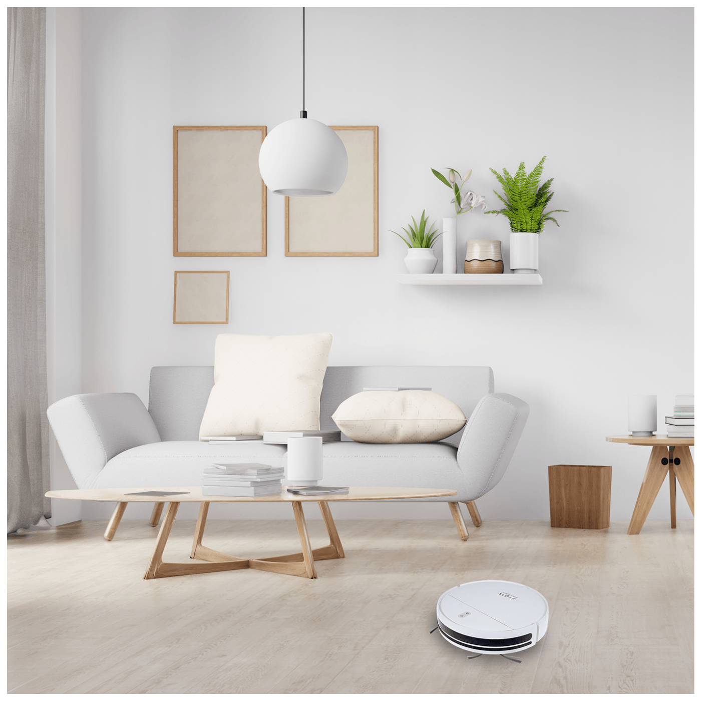 Home Robot Robot, usisavač, Wifi, HEPA filter - Homerobot RV500 White