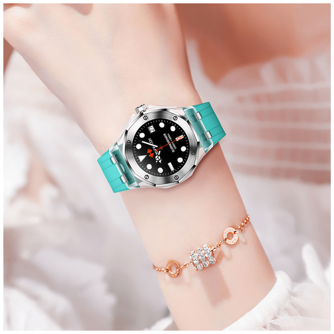 hoco. Pametni sat, 1.09" zaslon, Bluetooth, 3ATM vodootporan - Y13 Elegant Blue