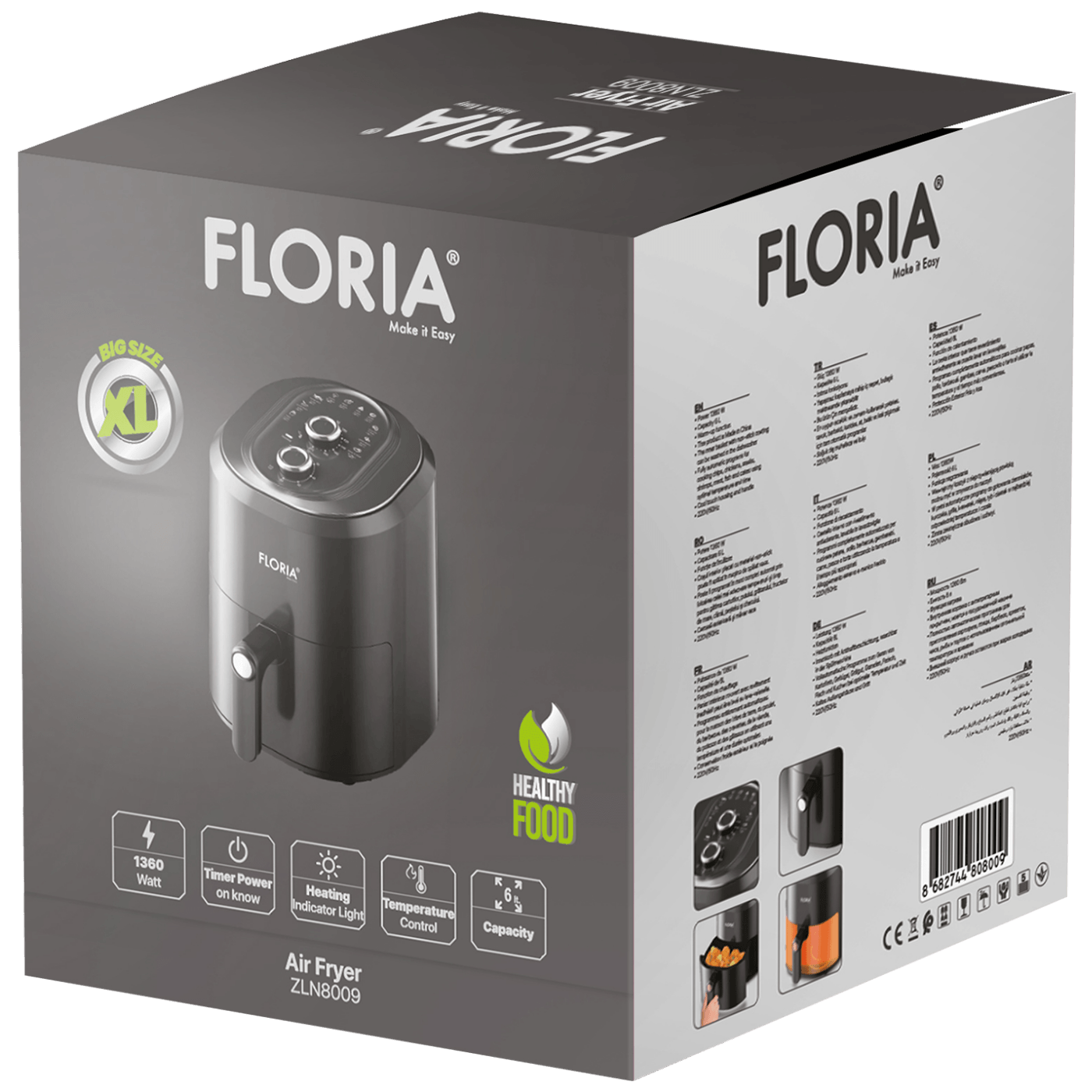 Floria Friteza na vrući zrak, Timer - ZLN8009