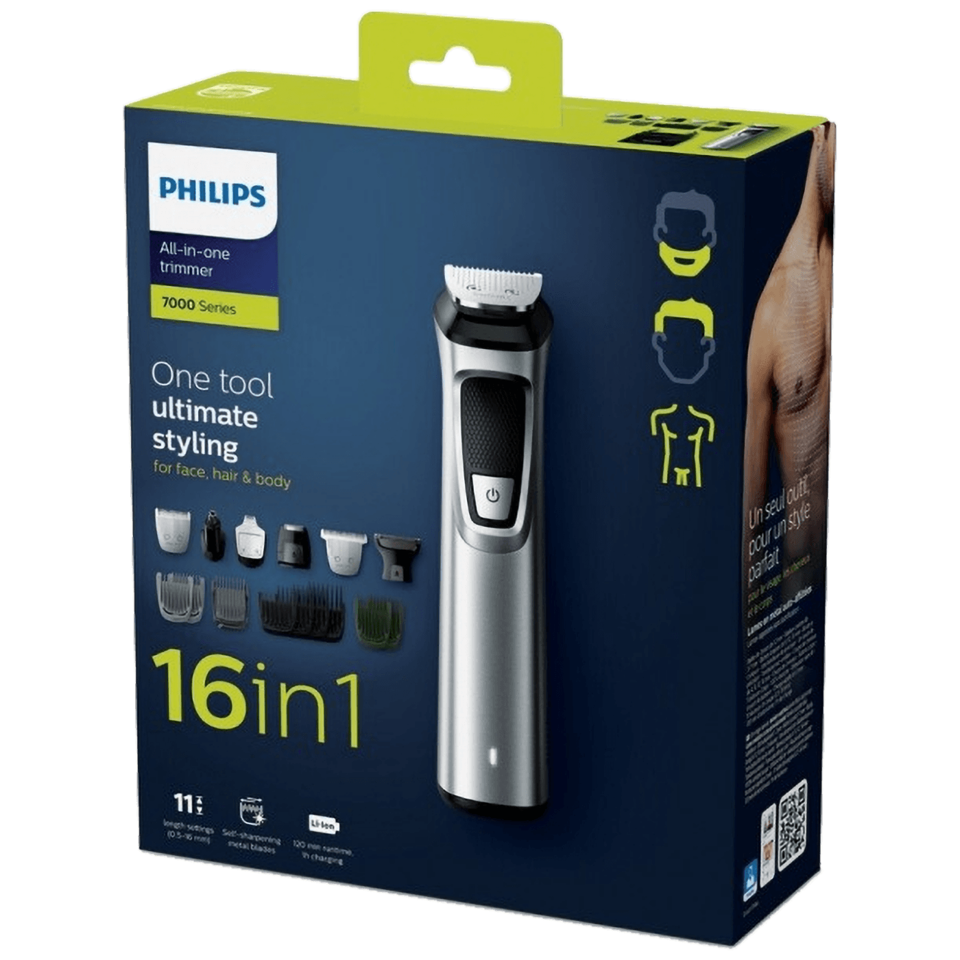 Philips Aparat za njegu lice, kosa i tijelo, 16in1, Multigroom 7000 - MG7736/15