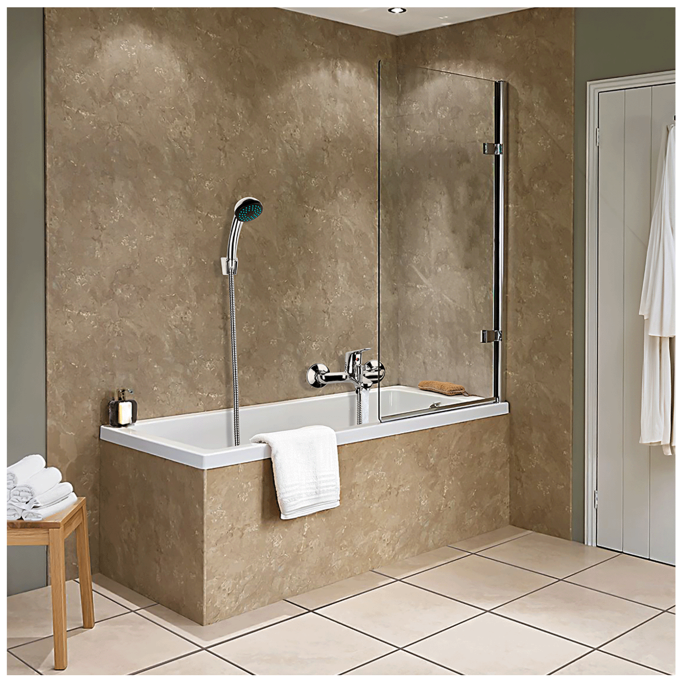 Zilan Slavina, mixer, za kupatilo sa tuš baterijom - ZLN8177