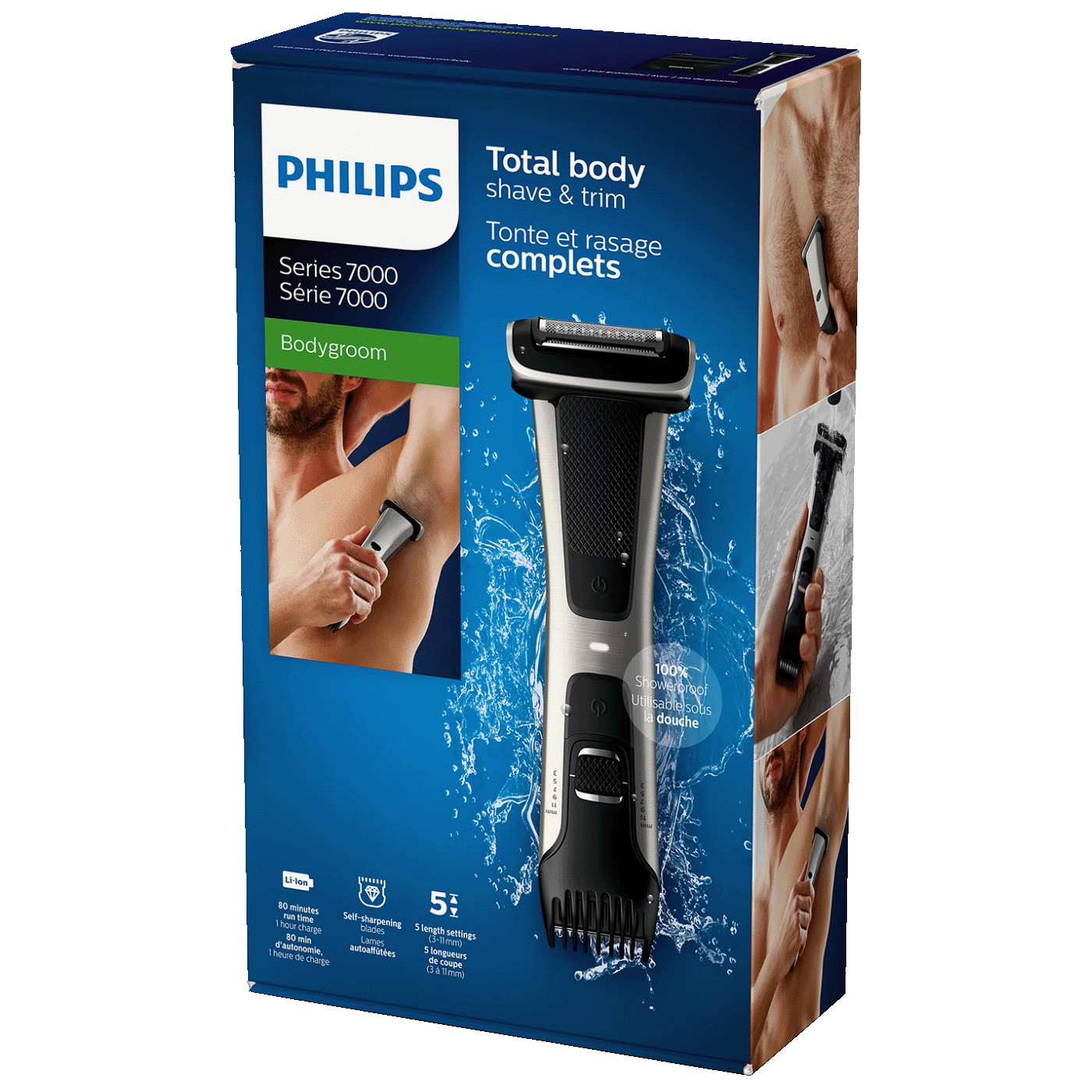 Philips Aparat za brijanje, trimer, Bodygroom Series 7000 - BG7025/15