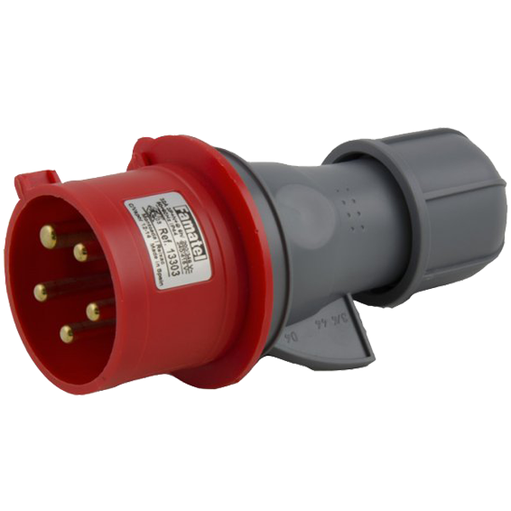 Famatel Utikač, 32A/380÷415, 5 Polni (3P+N+E), IP44 - 13303