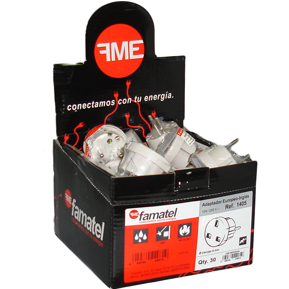 Famatel Strujni adapter Euro / UK - 1405