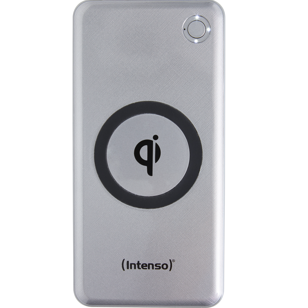 (Intenso) Prijenosni punjač za mobitele i tablete 10000mAh, bežični - POWERBANK WPD10000 silver