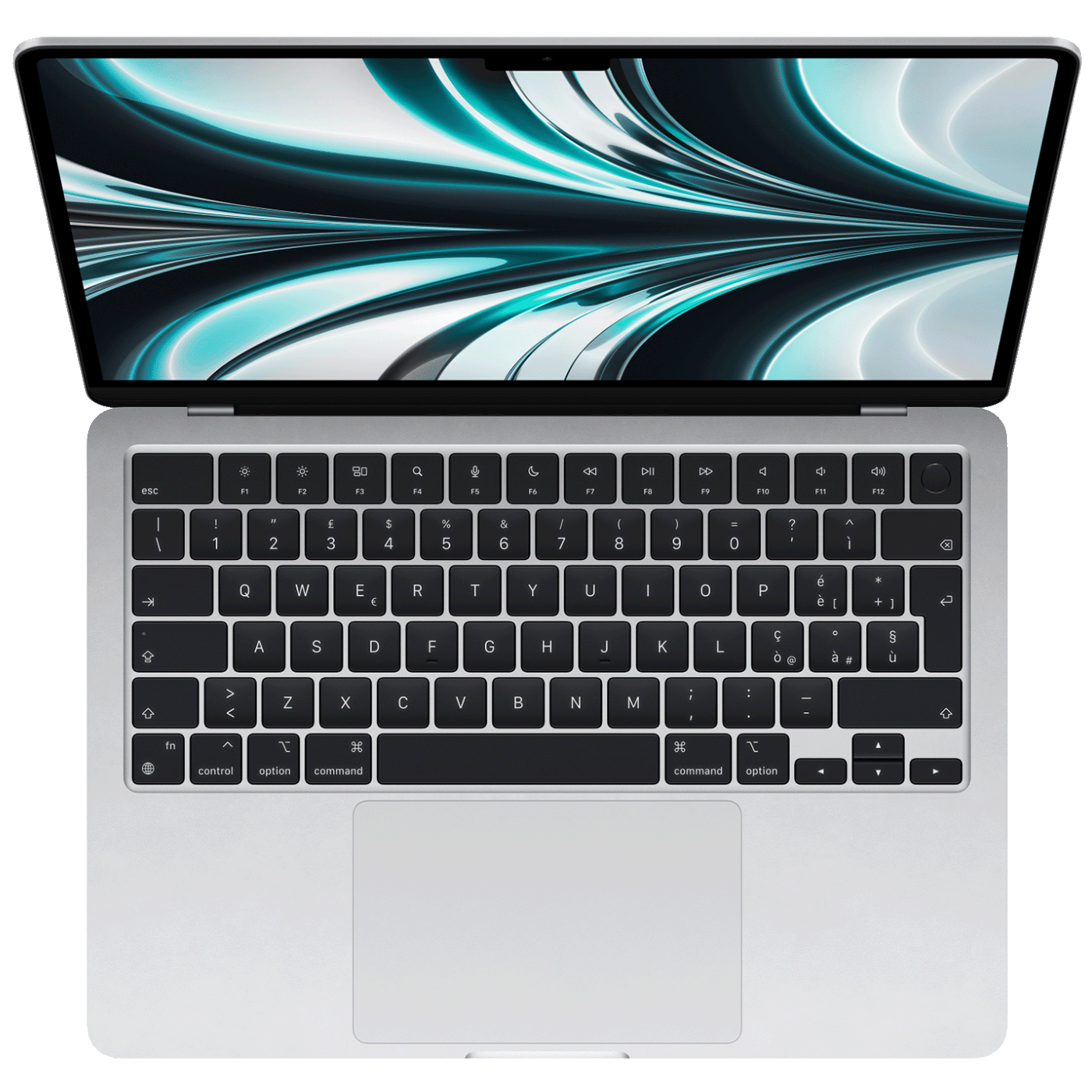 Apple Laptop 13,6", M2 chipset, 8GB DDR, SSD 256 GB - MacBook Air; MLXY3T/A, Silver