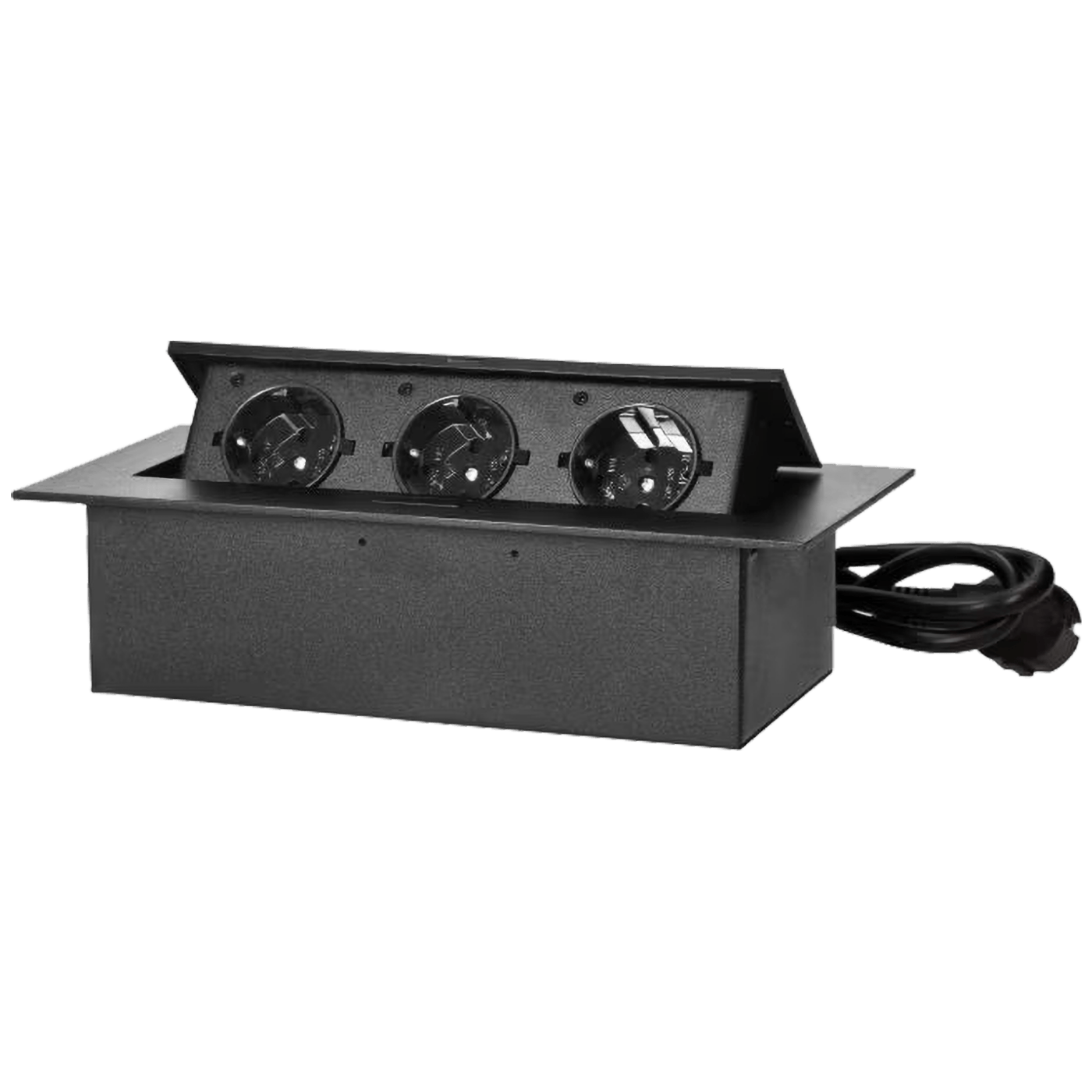 Orno Produžni kabel sa 3 x Schuko utičnice, ugradbena - OR-GM-9037(GS)/B