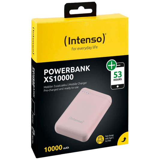 (Intenso) Prijenosni punjač za mobitele i tablete 10000mAh - POWERBANK XS10000 Rose