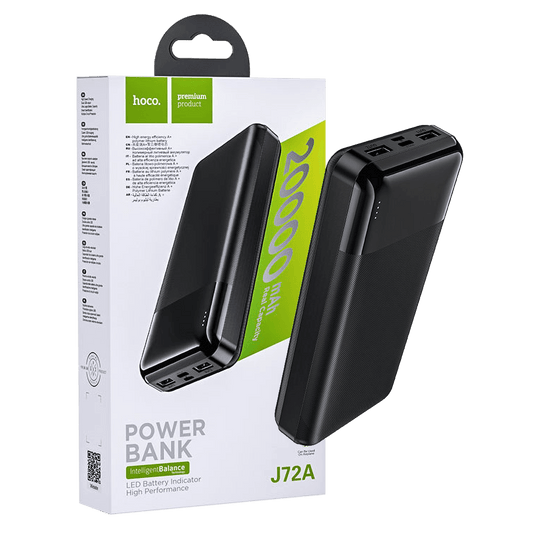 hoco. Punjač prijenosni za mobitele, 20000 mAh, 2A / 2A - J72A Easy travel