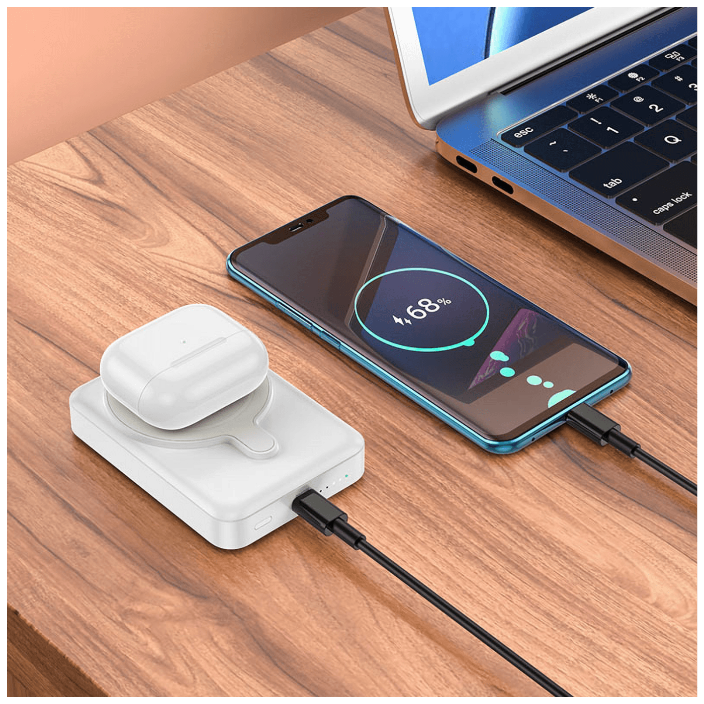 hoco. Punjač prijenosni, bežični, magnetic, 10000mAh, PD20W - Q11 Expressar