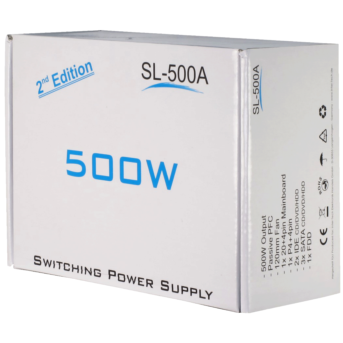 Inter-Tech Napojna jednica za PC, ATX, 500W - SL-500W