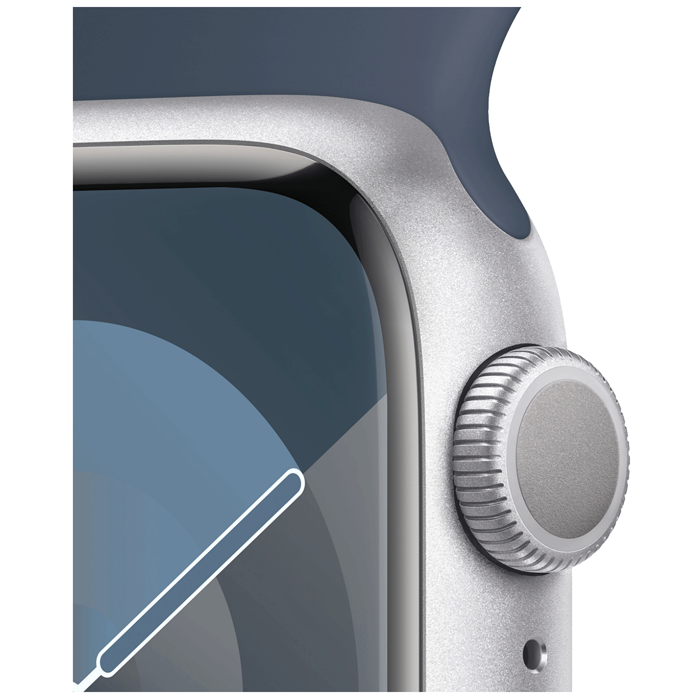 Apple Pametni sat, 1.69" LTPO OLED zaslon, vodootporan BT, WiFi - Watch Series 9 GPS 41mm Silver