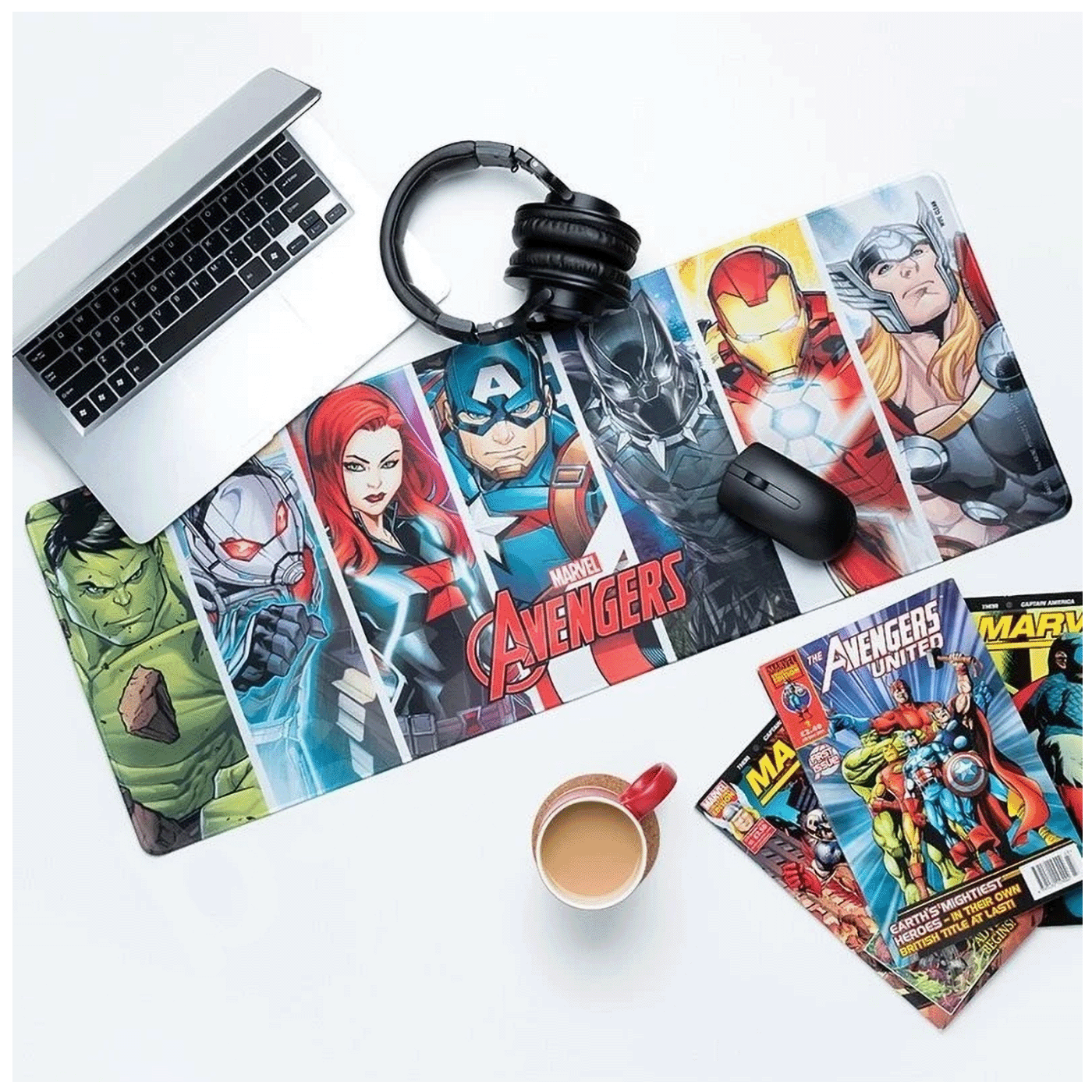 Paladone Podloga za miš, Marvel Avengers, 30 x 80 cm