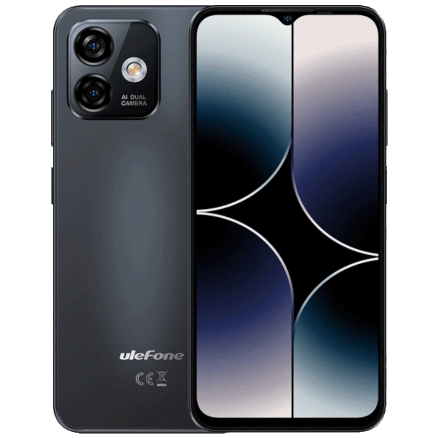 ulefone Smartphone 6.52", Octa Core 1.6GHz, RAM 8GB, 50 Mpixel - Note 16 Pro DS 8GB/128GB Black EU