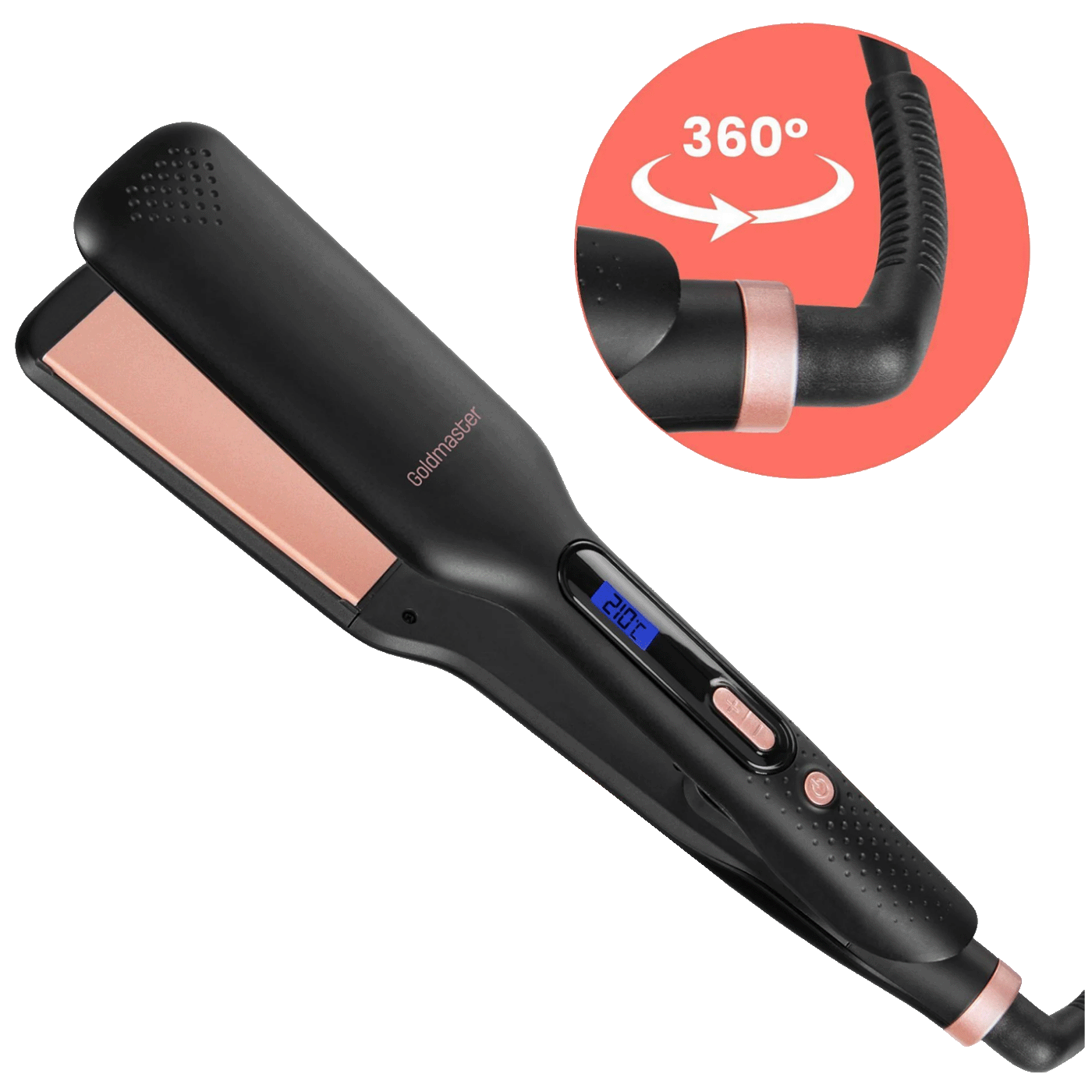 Goldmaster Pegla za kosu, 75W - GM-7187 Cemre